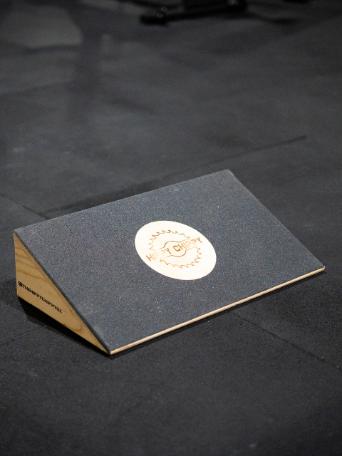 Slant board for weight lifting and CrossFit training