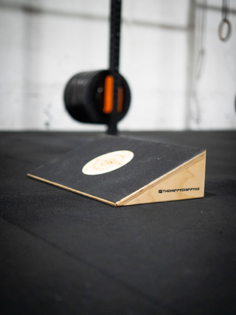Slant board for weight lifting and CrossFit training