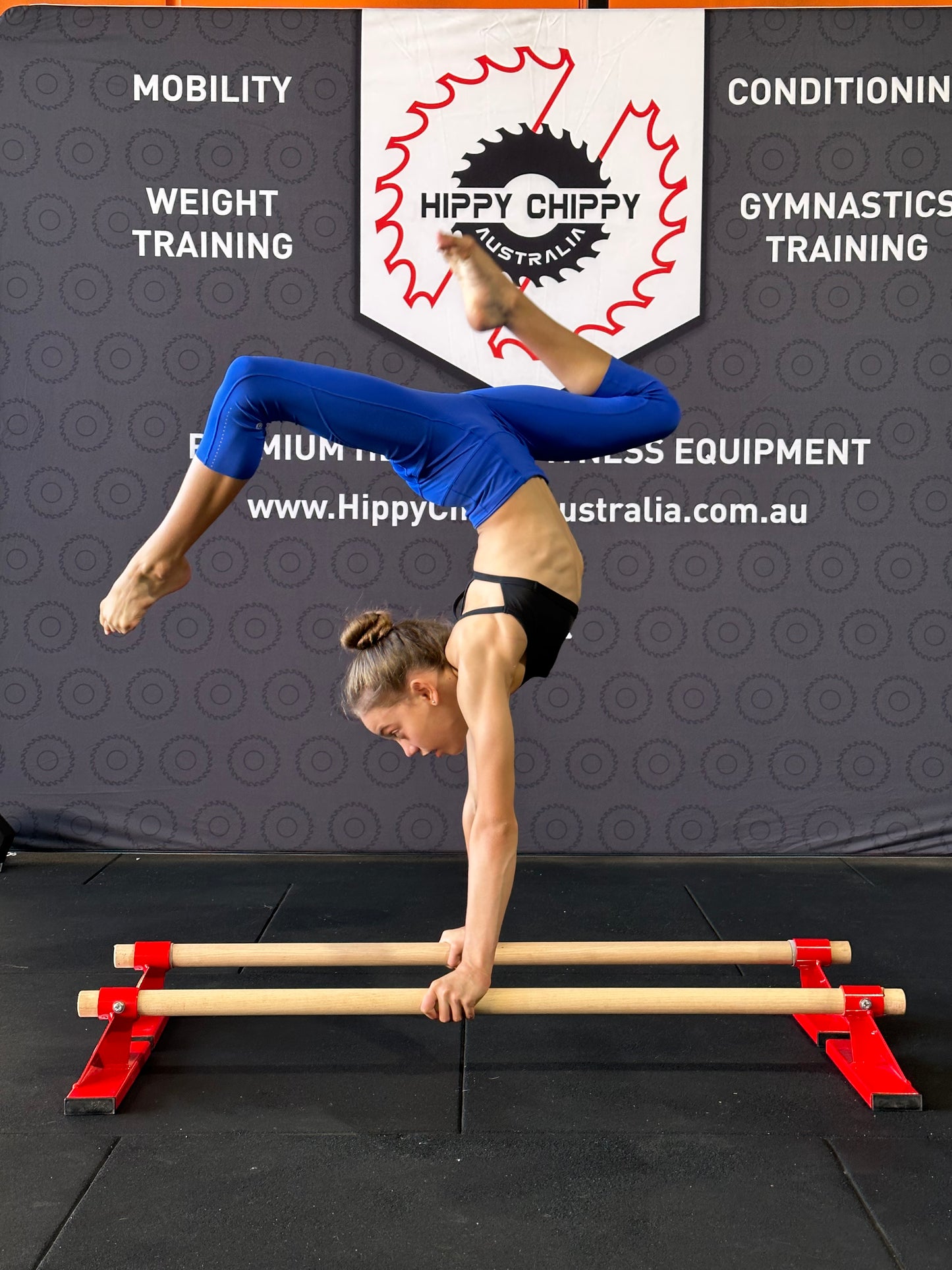 Low Parrallette Bars for Gymnastics and CrossFit