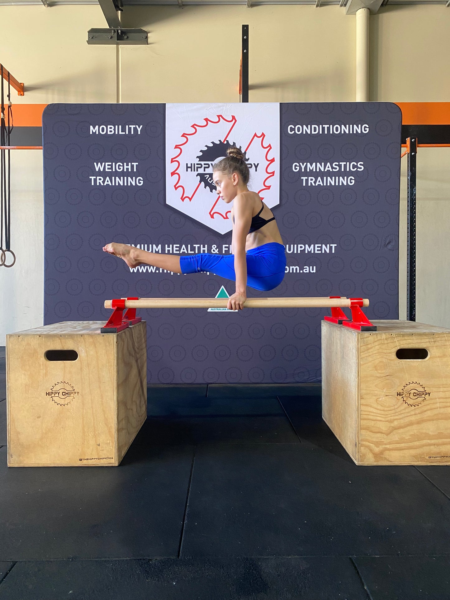 Low Parrallette Bars for Gymnastics and CrossFit