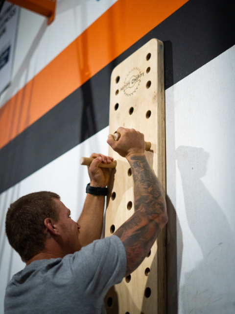 12x24 Climbing Peg Board – Crossfit, Parkour, Ninja, Wrestling, MMA Training, Made In USA