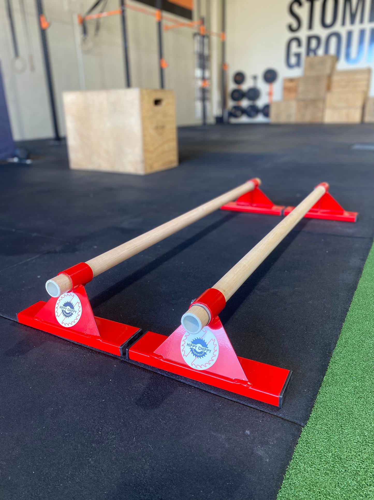 Low Parrallette Bars for Gymnastics and CrossFit