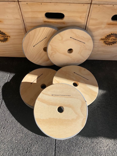 Wooden weightlifting technique plates